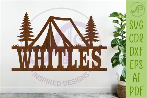 Creating Personalized Outdoor Memories with a Camping Family Name Sign SVG and Tent Design