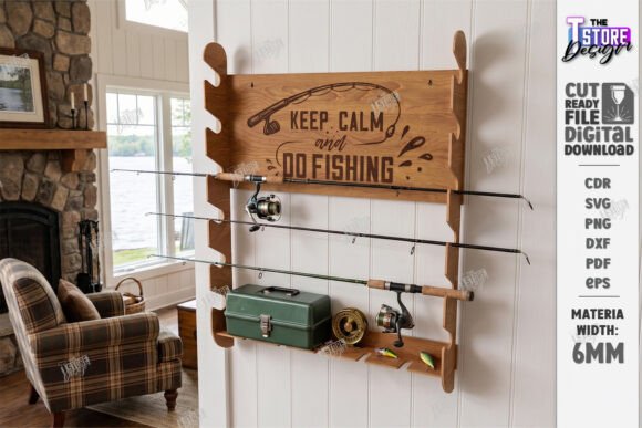 Designing the Ultimate Laser Cut Fishing Rod Rack for Father's Day and Garage Organization