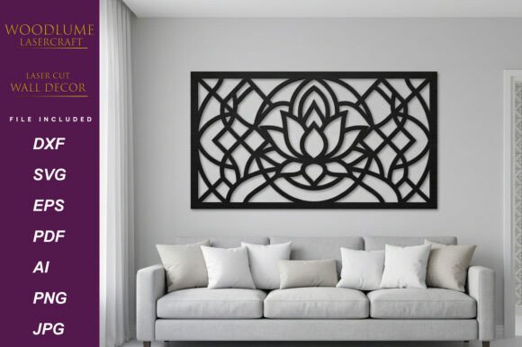 Elevate Interiors with Laser Cut Wall Panel SVG