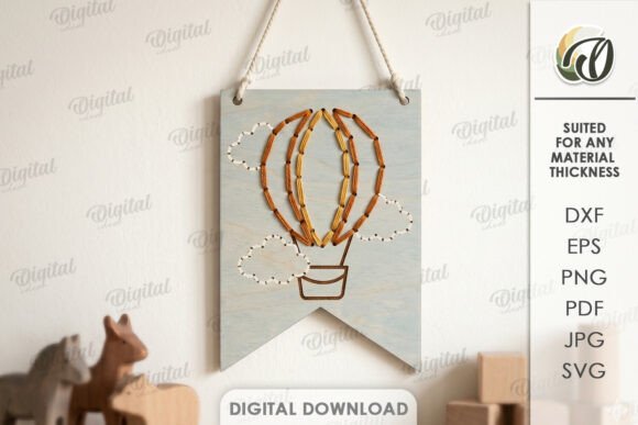Elevate Your Decor with a Wooden Lacing Banner Laser Cut
