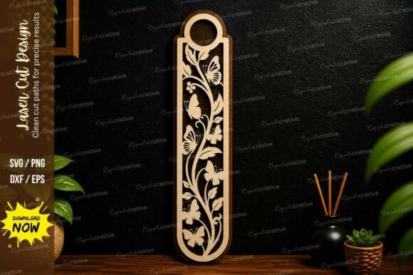 Elevating Craft Projects with Leaf Bookmark Laser Cut Decorative Files