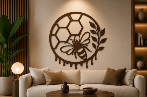 Evaluating Bee Wall Decor SVG Laser Cut Files for DIY Projects