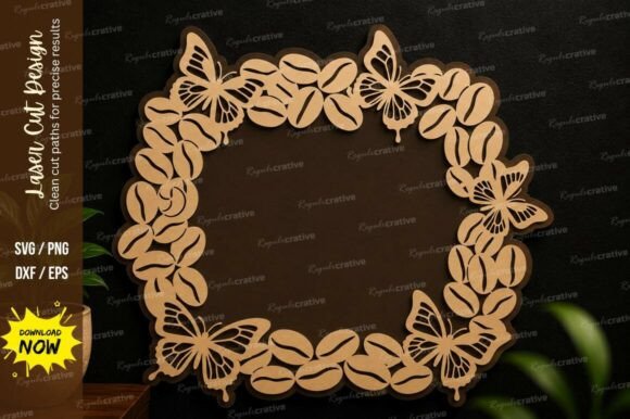 Mastering Precision: The Versatility of Butterfly Floral Frame Laser Cut SVG Designs