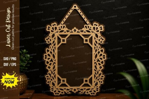 Mastering Your Projects with a Premium Ornamental Hanging Frame Laser Cut SVG