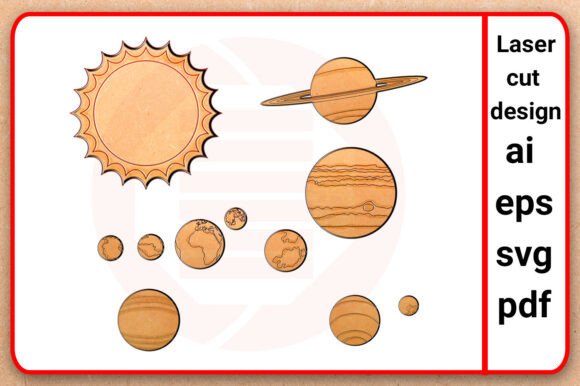 Transforming Digital Files into Stunning Laser Cut Svg Solar System Planets Decor
