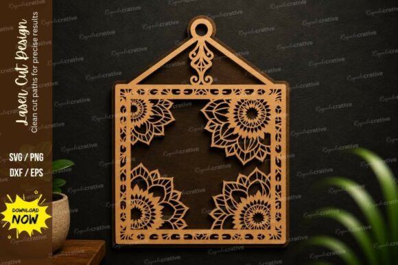 Unlocking Creative Potential with the Mandala Square Ornament Laser Cut Svg