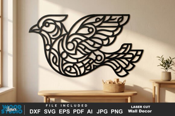 Unlocking Creativity with the Cute Bird Laser Cut SVG Design