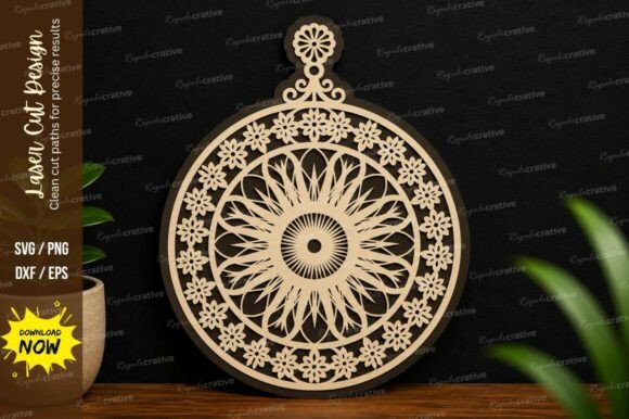 Unlocking Precision and Beauty with Mandala Ornament SVG Intricate Laser Designs